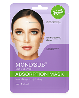 Mond'Sub Maschera Viso Nutriente e Idratante al Bio-Collagene