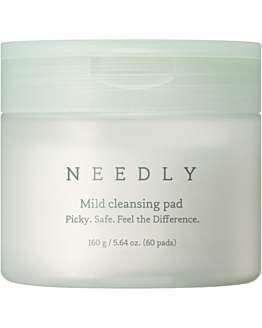 Needly Mild Cleansing Pad, Delikatne płatki oczyszczające do twarzy, 60szt