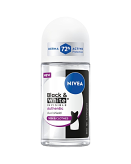 Nivea Deo Roll-on Black&White, Antyperspirant, Authentic