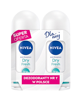 Nivea Deo Roll-on Dry Fresh Duopack 2x50ml 