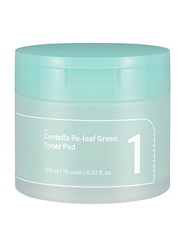 Numbuzin No. 1 Centella Re-Leaf Green Toner Pad Płatki tonizujące