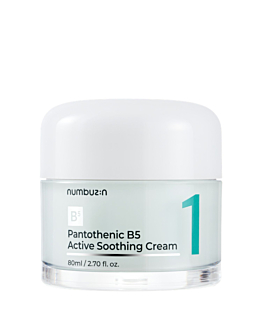 Numbuzin No.1 Pantothenic B5 Active Soothing Cream Crema Lenitiva per il Viso 80 ml