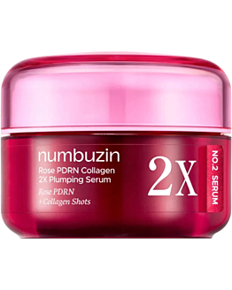 Numbuzin No.2 Rose PDRN Collagen 2X Plumping Serum, Intensywnie ujędrniające i nawilżające serum do twarzy, 30 ml