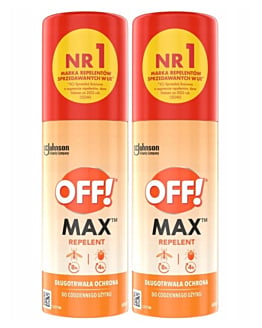 OFF! Max Spray repellente contro zanzare e zecche doppio formato