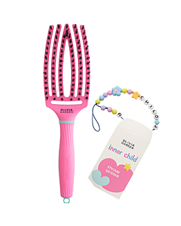 Olivia Garden ingerbrush Care Iconic Boar&Nylon, Lollipop Rosa