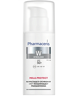 Pharmaceris W Mela-Protect Nawilżająco-ochronny krem rozjaśniający przebarwienia na dzień SPF50+
