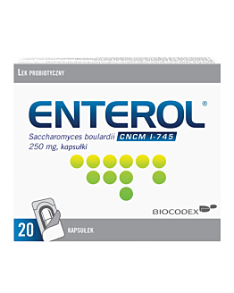 Enterol 250 mg Kapsułki, 20 szt.