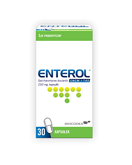 Enterol 250 mg Kapsułki, 30 szt.