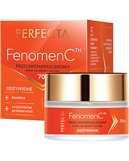 Perfecta Fenomen Vitamin C Przeciwzmarszczkowy krem na dzień i na noc, 70+