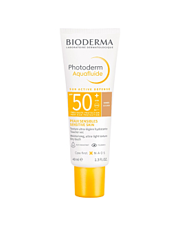 Bioderma Photoderm Aquafluide Ultralekki fluid do skóry normalnej SPF50+, Ciemny