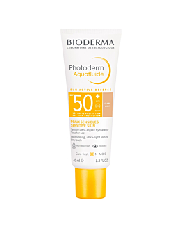 Bioderma Photoderm Aquafluide Ultralekki fluid do skóry normalnej SPF 50+, Jasny