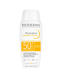 Bioderma Photoderm Fluid mineralny do skóry wrażliwej i alergicznej SPF 50+ 