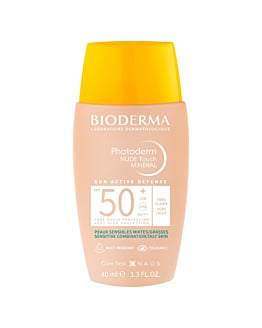 Bioderma Photoderm Nude Touch Ochronny podkład mineralny SPF 50+, Bardzo Jasny