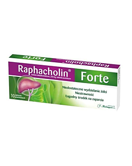 Raphacholin Forte, 10 Tabletek Powlekanych