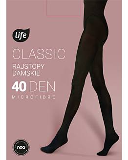 Life Rajstopy Classic MF 40 den nero, rozm.3 