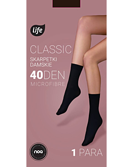 Life Skarpetki Classic MF 40 den 1 para