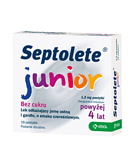 Septolete Junior 1,2 mg pastylki