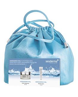 Sesderma Zestaw Hidraderm Hyal: Krem odżywczy 50ml + Kontur oczu 15ml