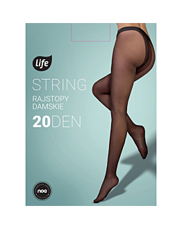 Life Collant String 20 den, taglia 3 Nero