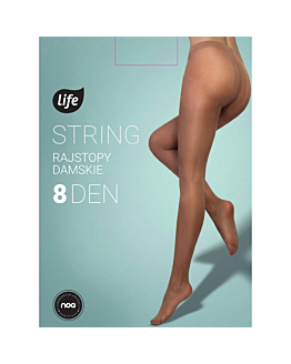 Life Collant String 8 den taglia 4, naturale
