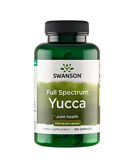 Swanson Yucca 500 mg, kapsułki 100 szt.