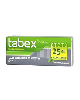 Tabex, Tabletki powlekane, 1,5 mg 100 Sztuk