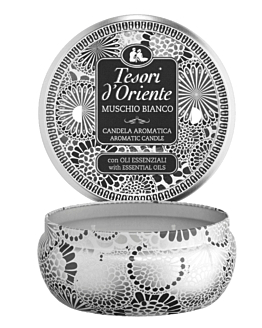 Tesori d'Oriente Świeca zapachowa Muschio Bianco