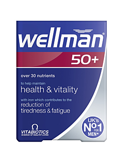 Vitabiotics Wellman 50+ suplement diety dla mężczyzn po 50. roku życia, Tabletki