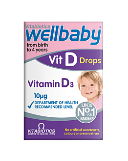 Vitabiotics Wellbaby Vitamin D Drops Witamina D w kroplach 