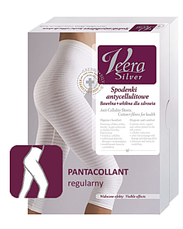 Veera Silver Spodenki antycellulitowe, fason Pantacollant, Stan regularny rozm. 