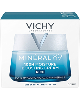 Vichy Mineral 89 Crema Idratante e Rigenerante 72H Ricca 50 ml