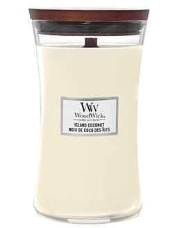 Woodwick Core Island Coconut, Świeca duża