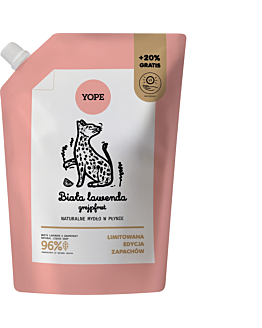 Yope Sapone liquido Lavanda Bianca/Pompelmo, Ricarica