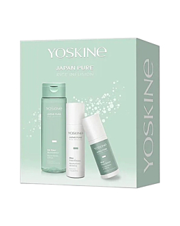 Yoskine Japan Pure Rice Infusion Set: crema viso + siero viso + essenza