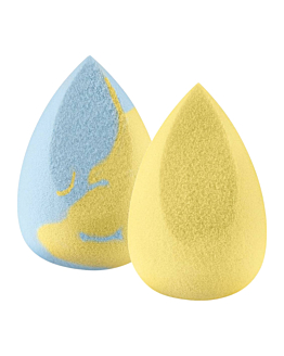 Boho Beauty Bohomallows Zestaw gąbek do makijażu: Lemon Sugar Medium Cut + Lemon Regular Cut
