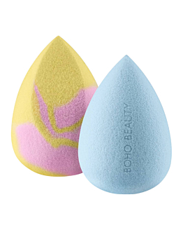 Boho Beauty Bohomallows Zestaw gąbek do makijażu: Pink Lemon Medium Cut + Spun Sugar Regular