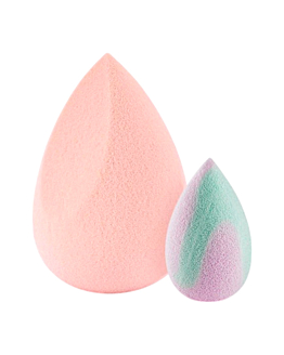 Boho Beauty Bohoblender Zestaw gąbek do makijażu: Candy Pink Medium Cut + Pastel Vibes Mini