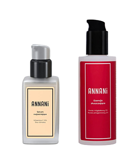Annani Zestaw - Serum rozjaśniające 30ml + Esencja złuszczająca 125ml
