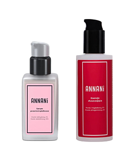 Annani Zestaw: Serum przeciwtrądzikowe 30ml + Esencja złuszczająca 125ml