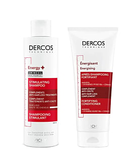Vichy Dercos Zestaw (Odżywka wzmacniająca 200ml + Szampon wzmacniający 200ml)