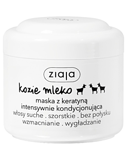 Ziaja Latte di Capra Maschera Condizionante per Capelli, 200 ml