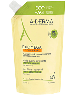 A-Derma Exomega Control Olejek Emolient pod prysznic Eko Uzupełnienie