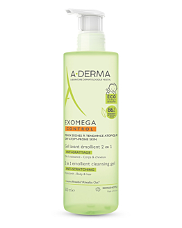 A-Derma Exomega Control Żel-emolient do mycia 2w1
