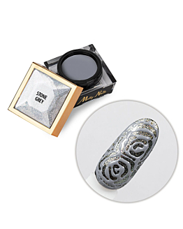 MollyNails Creative Flow Color Gel Żel Do Zdobień Efekt Topniejących Wzorów Stone Grey 5 g