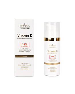 Farmona Vitamin C Elixir Shot 15% Witaminowe Serum Rozjaśniające 50 ml