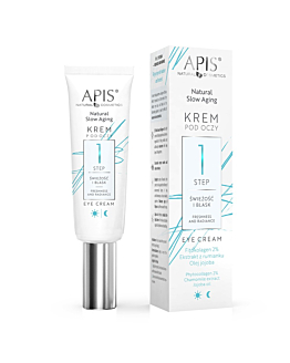 APIS Natural Slow Aging krem pod oczy step 1 świeżość i blask, 15ml