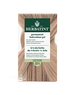Herbatint Trwała Farba do włosów 8N Jasny Blond, 170 ml
