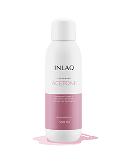 INLAQ Aceton do Zmywania Lakierów Hybrydowych, 500 ml