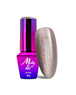 MollyLac Story Time Lakier Hybrydowy UV LED Nr 627 Let It Snow 10 g