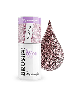 BrushUp! Gel Color UV/LED lakier hybrydowy do paznokci Blink Pink, 5g